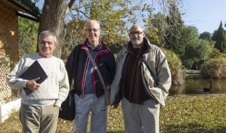De izquierda a derecha: José Pablo Gadea, presidente de Fundació Mediambiental de la Comunitat Valenciana; Félix Balboa, presidente-fundador de Fundación Phi y Pedro Pozas